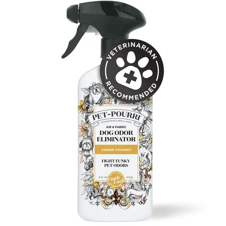 Pet~Pourri Dog Canine Coconut Air + Fabric Odor Refresher