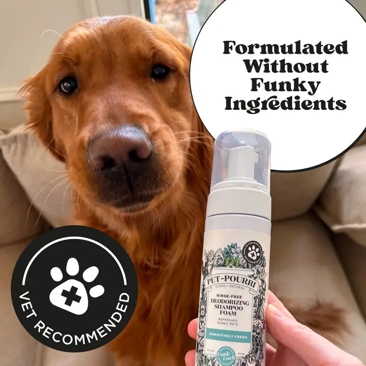 Pet~Pourri Pawsitively Fresh Rinse-Free Deodorizing Shampoo