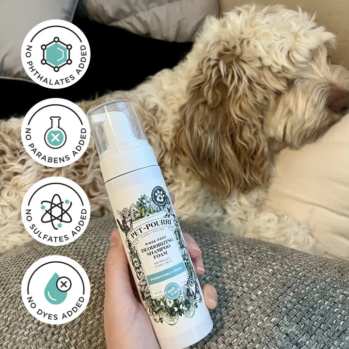 Pet~Pourri Pawsitively Fresh Rinse-Free Deodorizing Shampoo